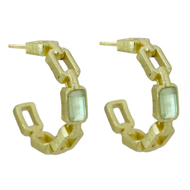 Eloa Hoop Earrings for wholesale by Marcia Moran