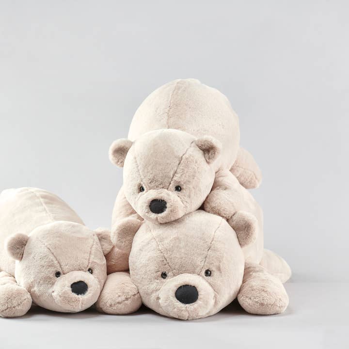 Peluche Big Bear Beige XL 30" 75 cm per la vendita all'ingrosso da parte di Lilla och stora björn