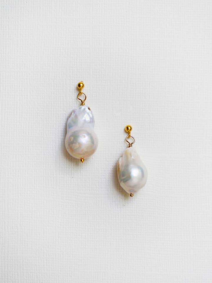 Baroque Pearl Drops for wholesale by Gem & Blue