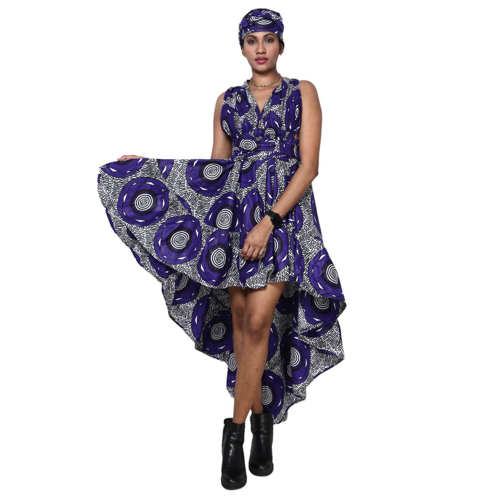 African Stars - Wholesale Dress - Women's - Women's Skirt/Dress Multi Wear Style -- FI-313635
