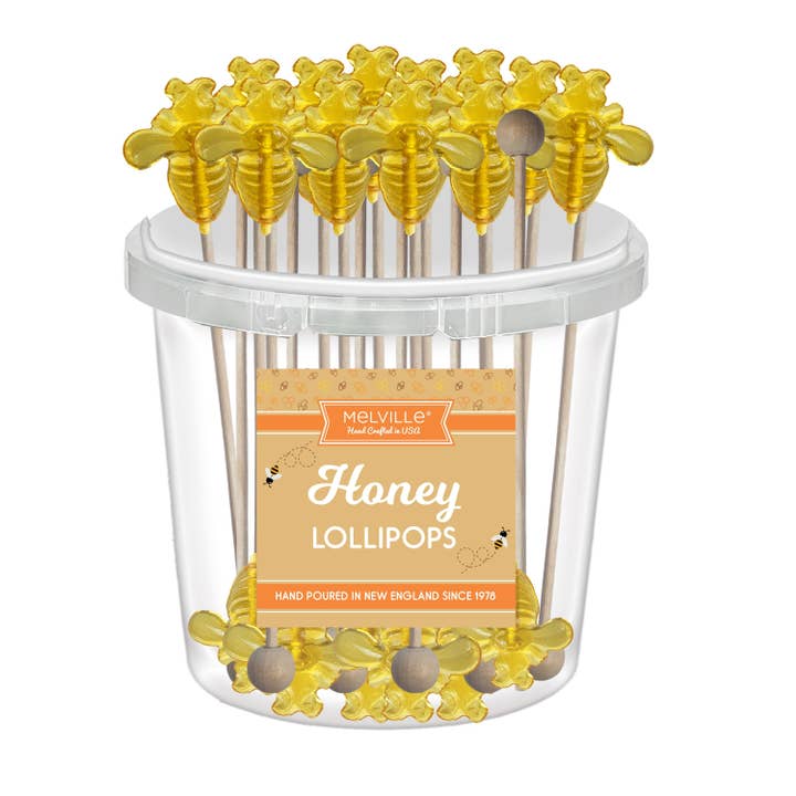 Melville Candy Company - Wholesale Lollipop - Honey Bee Honey Lollipops4