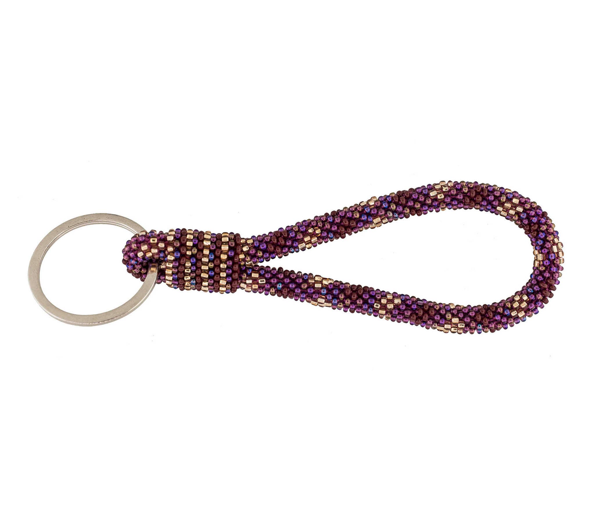Aid Through Trade - Wholesale Keychain - Women's - The Original Roll-On® Keychain  - Bordeaux0