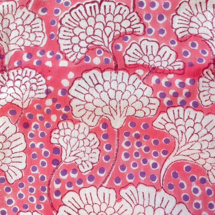 Love Calixta - Wholesale Holiday Stocking - Pink Block Print Stocking2