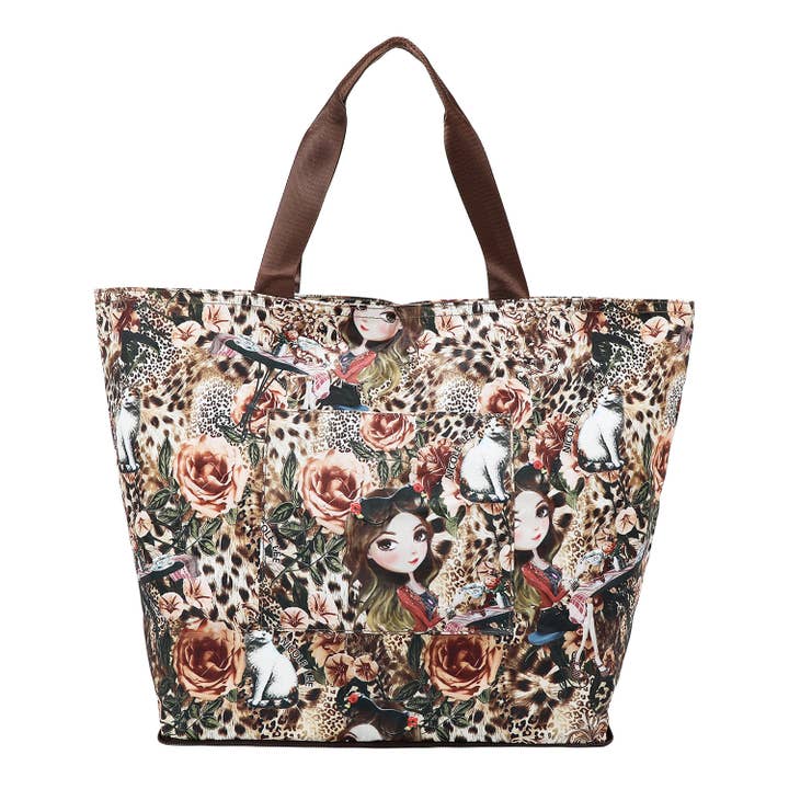 SAC CABAS PLIABLE VIRTUAL FRIEND pour la vente par Nicole Lee USA