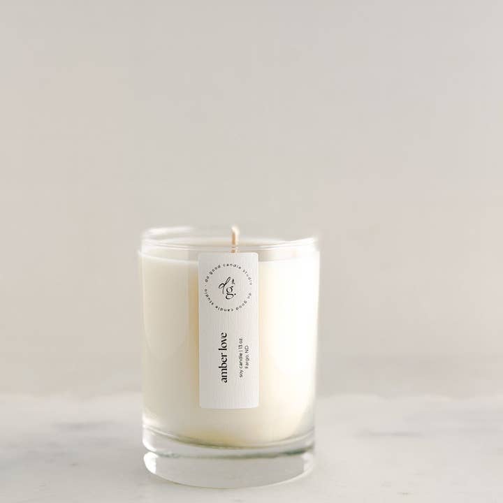 Do Good Candle Studio - Wholesale Jar/Filled Candle - Amber Love | Love Collection | Non-Toxic Soy Candle1