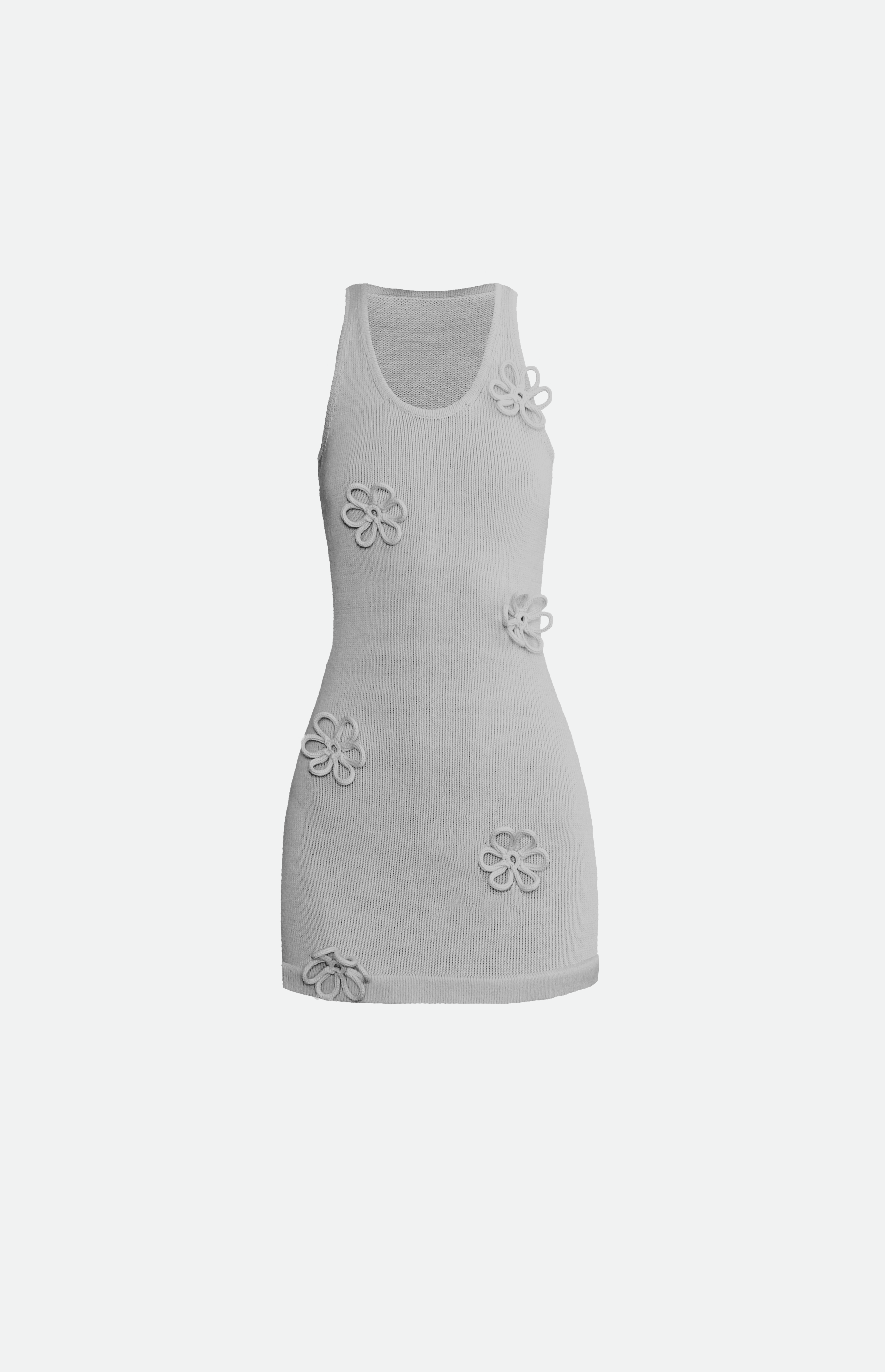 Studio Selles - Wholesale Dress - Women's - Flower mini scoop neck dress11