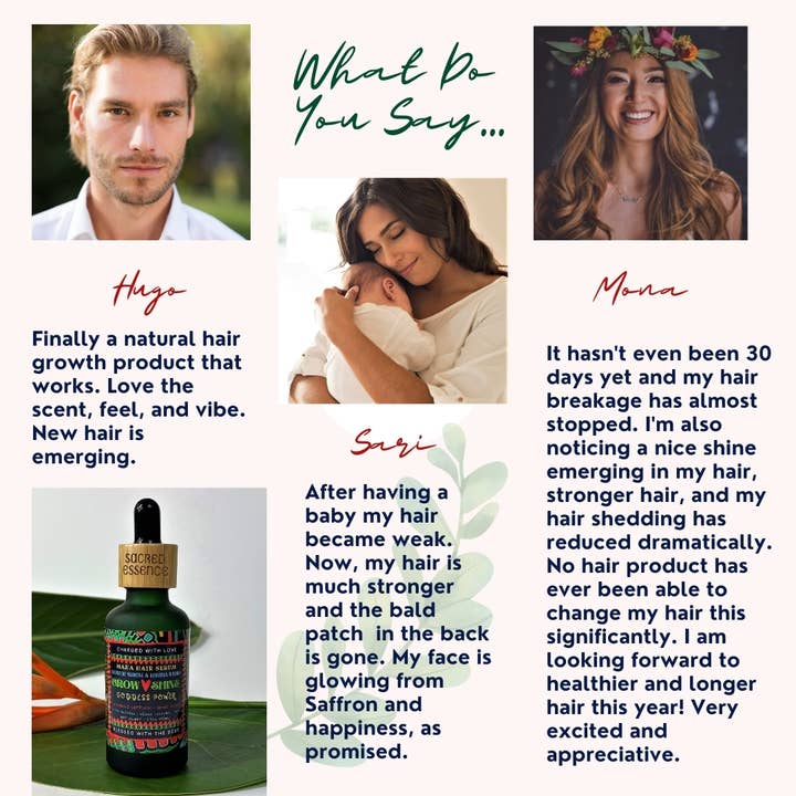 The Sacred Essence - Wholesale Hair serum - MANA Ayurveda Hair Restoration Serum - Hair Superpower13