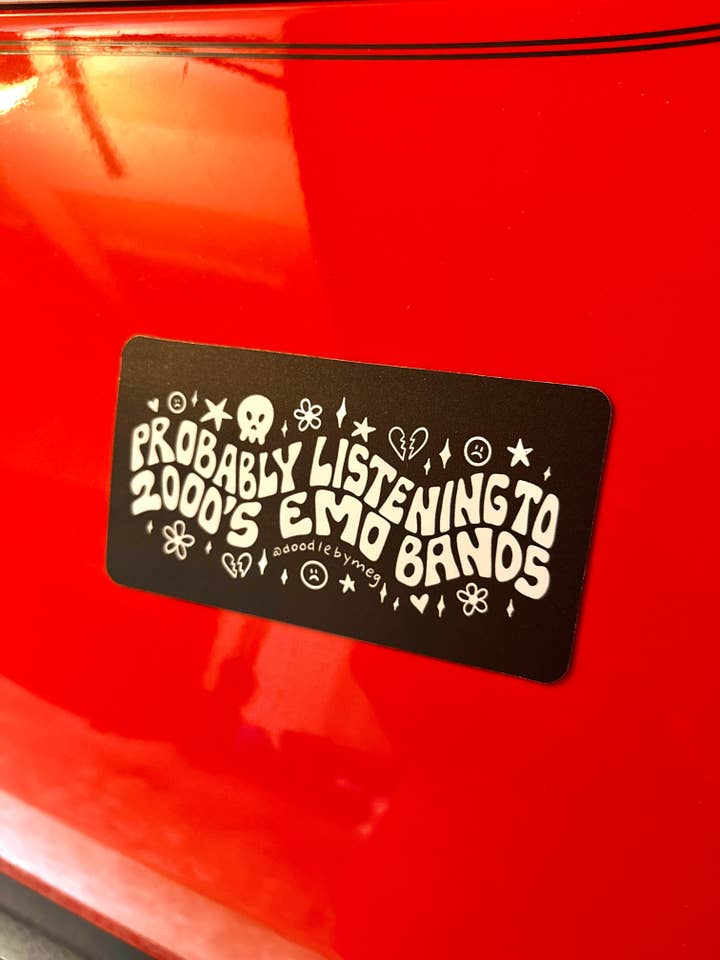 Provavelmente a Ouvir Música Emo Íman por atacado de Doodle By Meg