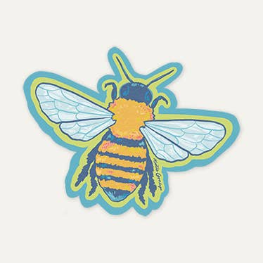 Honeybee Sticker for wholesale by Katie Cooney | Artist