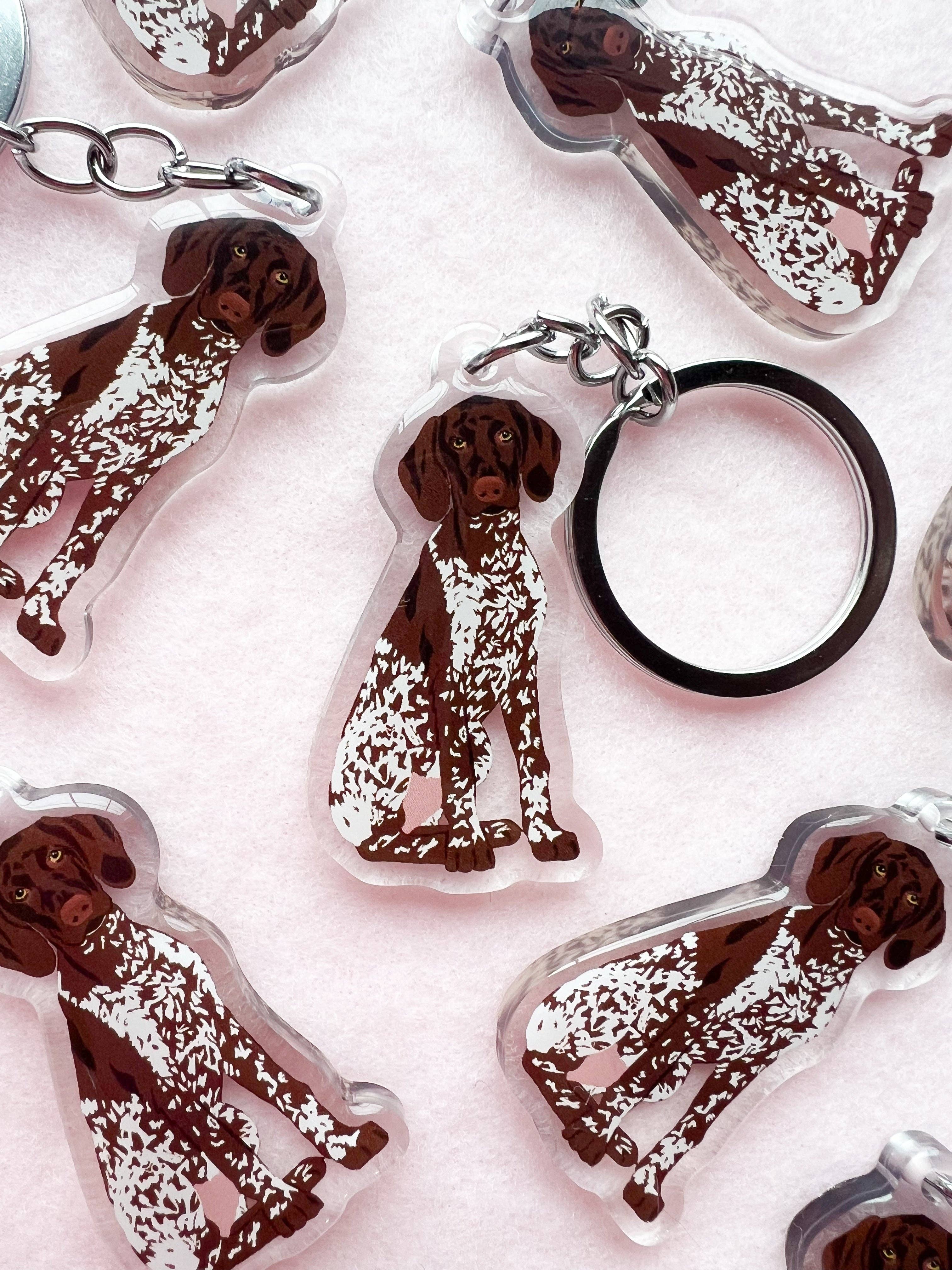 Our Cheery Corner - Wholesale Keychain - Unisex - German Shorthaired Pointer Keychain0