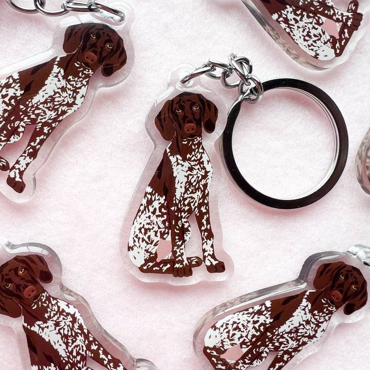 Our Cheery Corner - Wholesale Keychain - Unisex - German Shorthaired Pointer Keychain