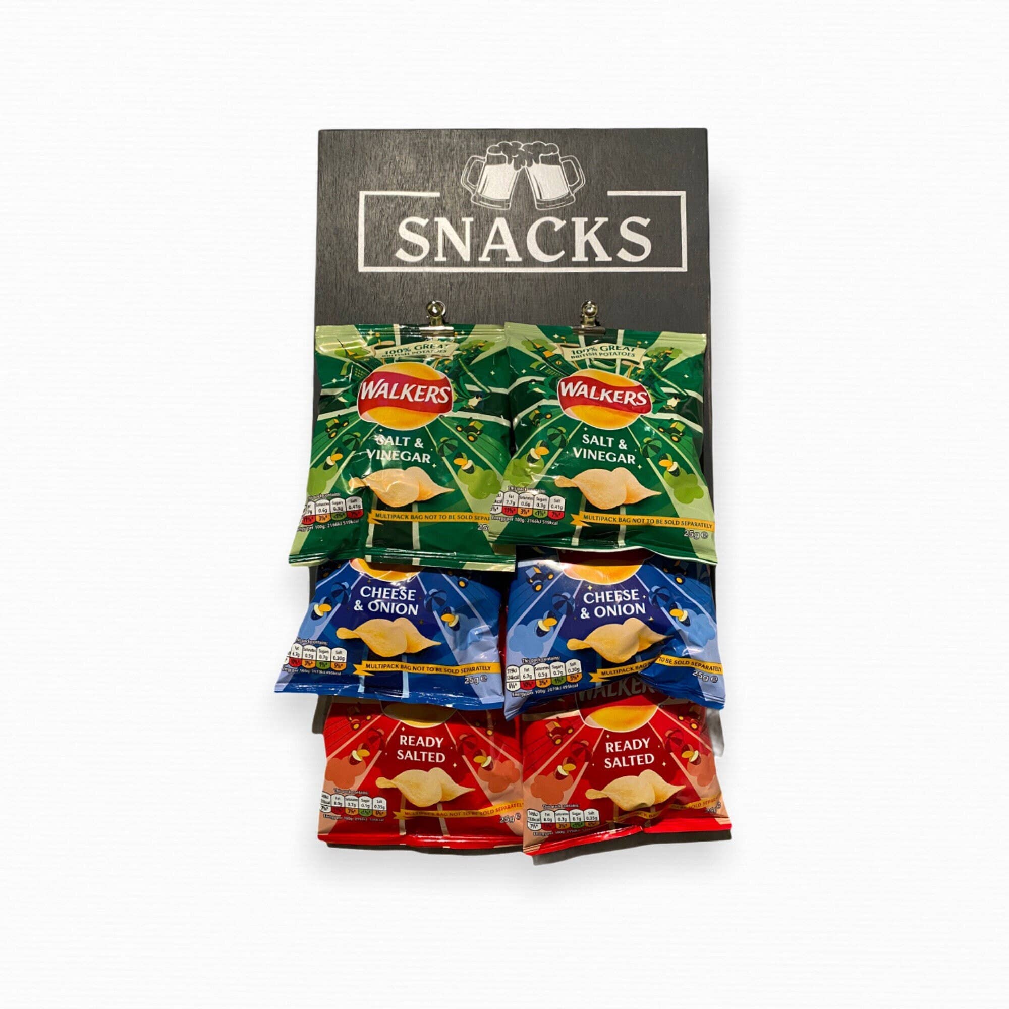 BoozyWoo's – wholesale Sign – Customisable Bar Snacks Display | Bar Snacks Sign |4