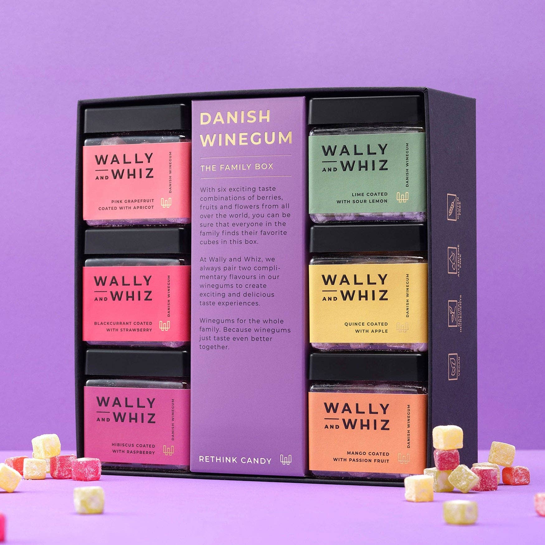 Wally and Whiz - Wholesale Gummy - The Family Box, 840g