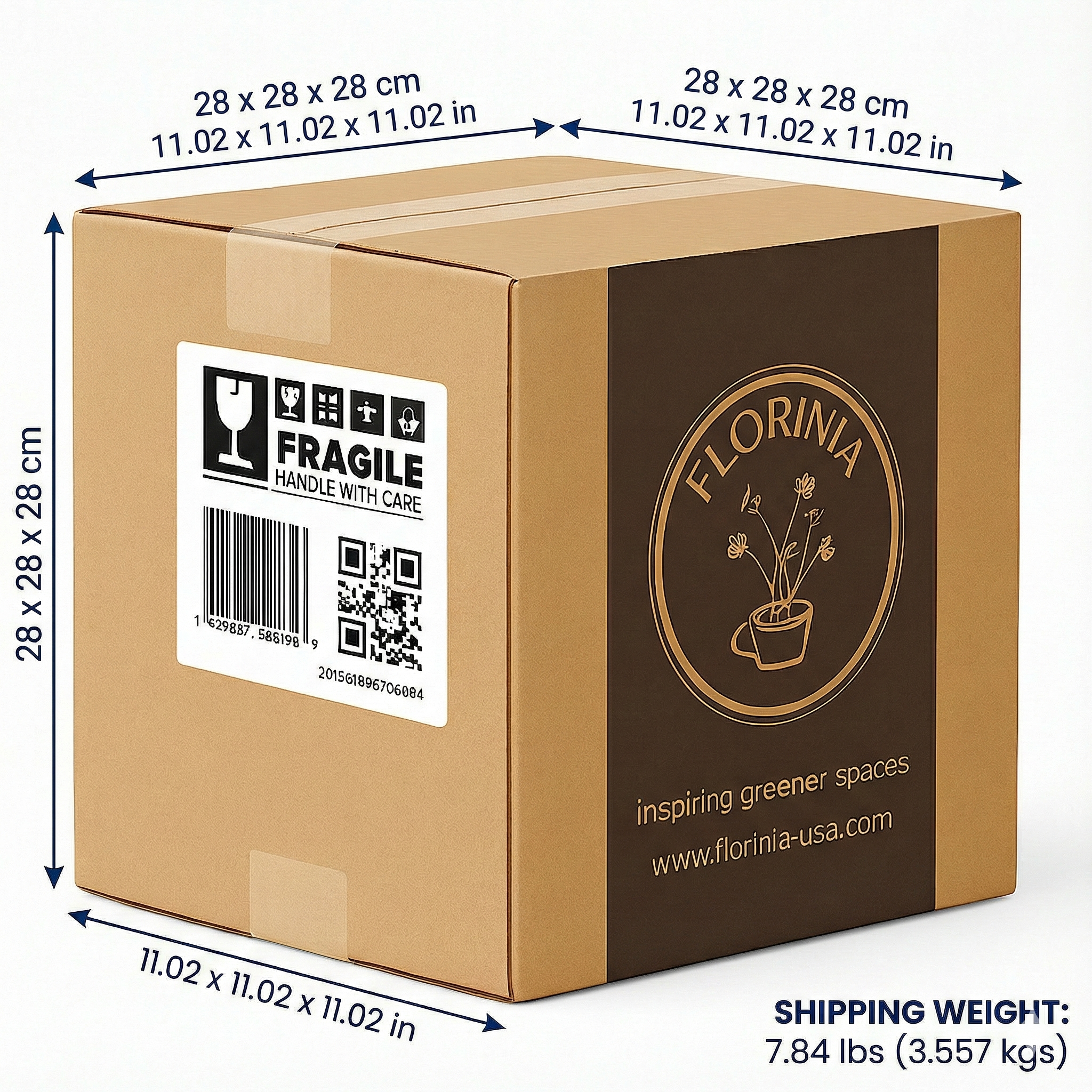 Florinia - Wholesale Plant Pot - 3-Piece White Stoneware Planter Pot Set with Soft Vertical Texture10