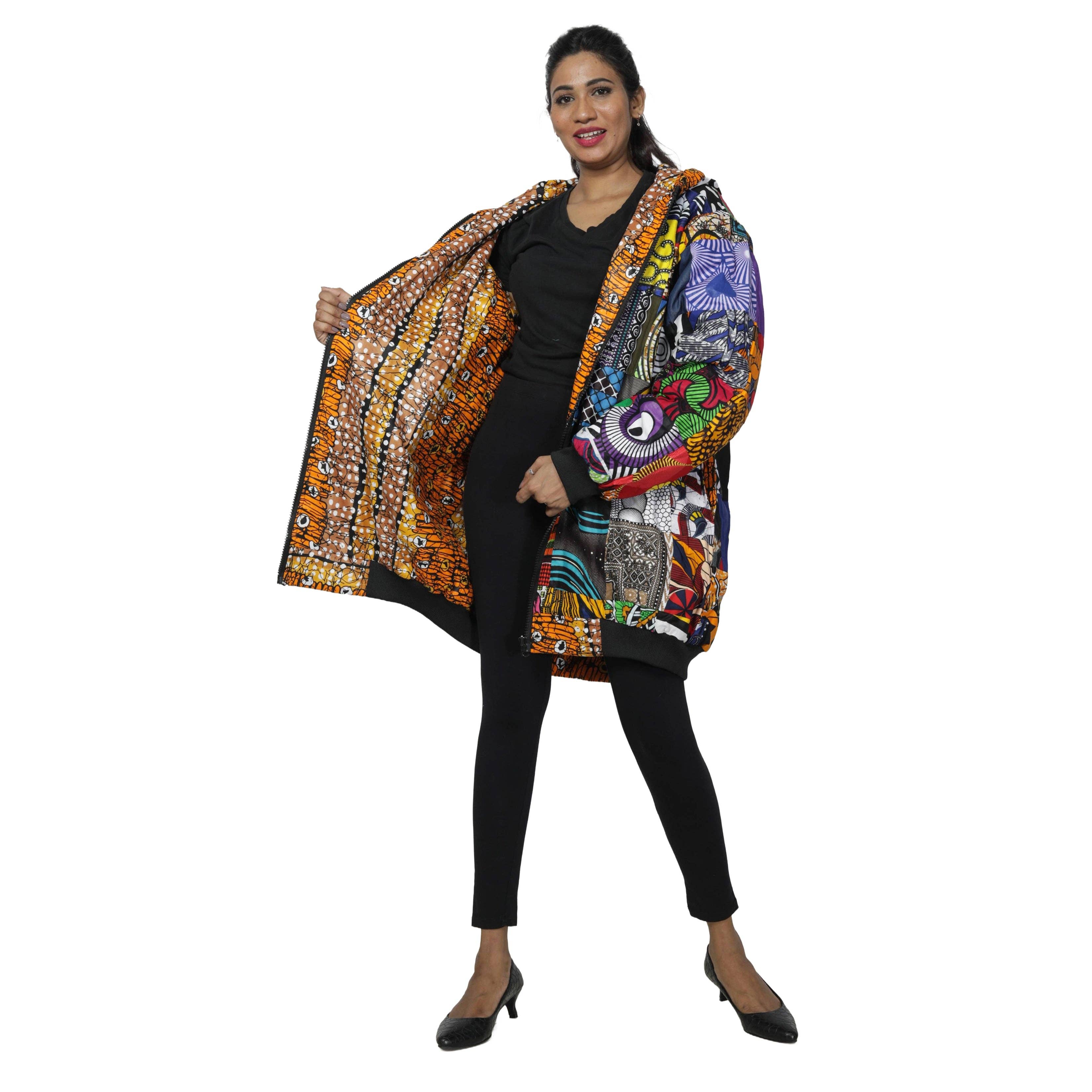 African Stars - Wholesale Retailer Display - Apparel - Unisex Reversible Jacket -- FI-272