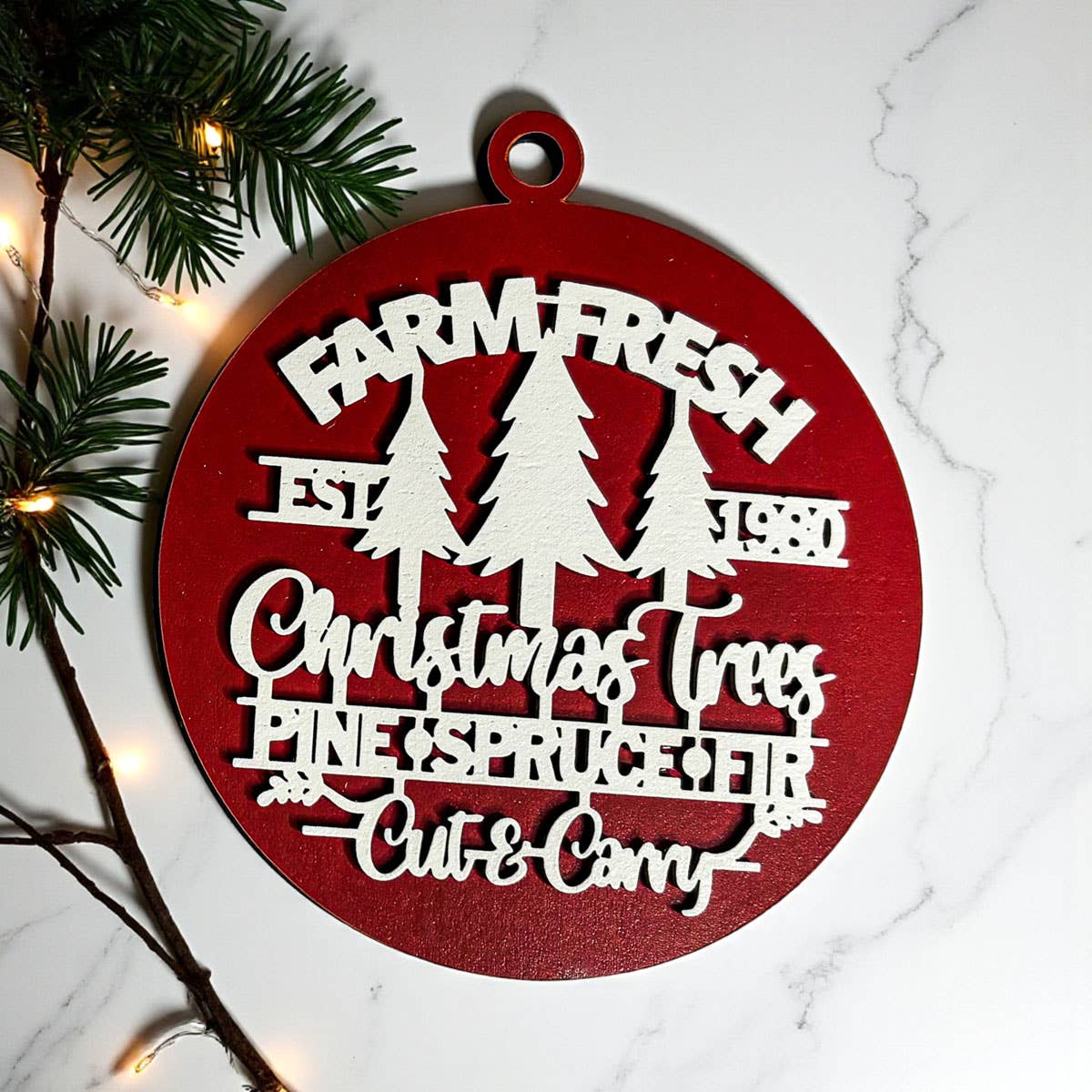 Gia Roma - Wholesale Ornament - Hanging Christmas Decor + Handmade Wooden Ornament Funny67