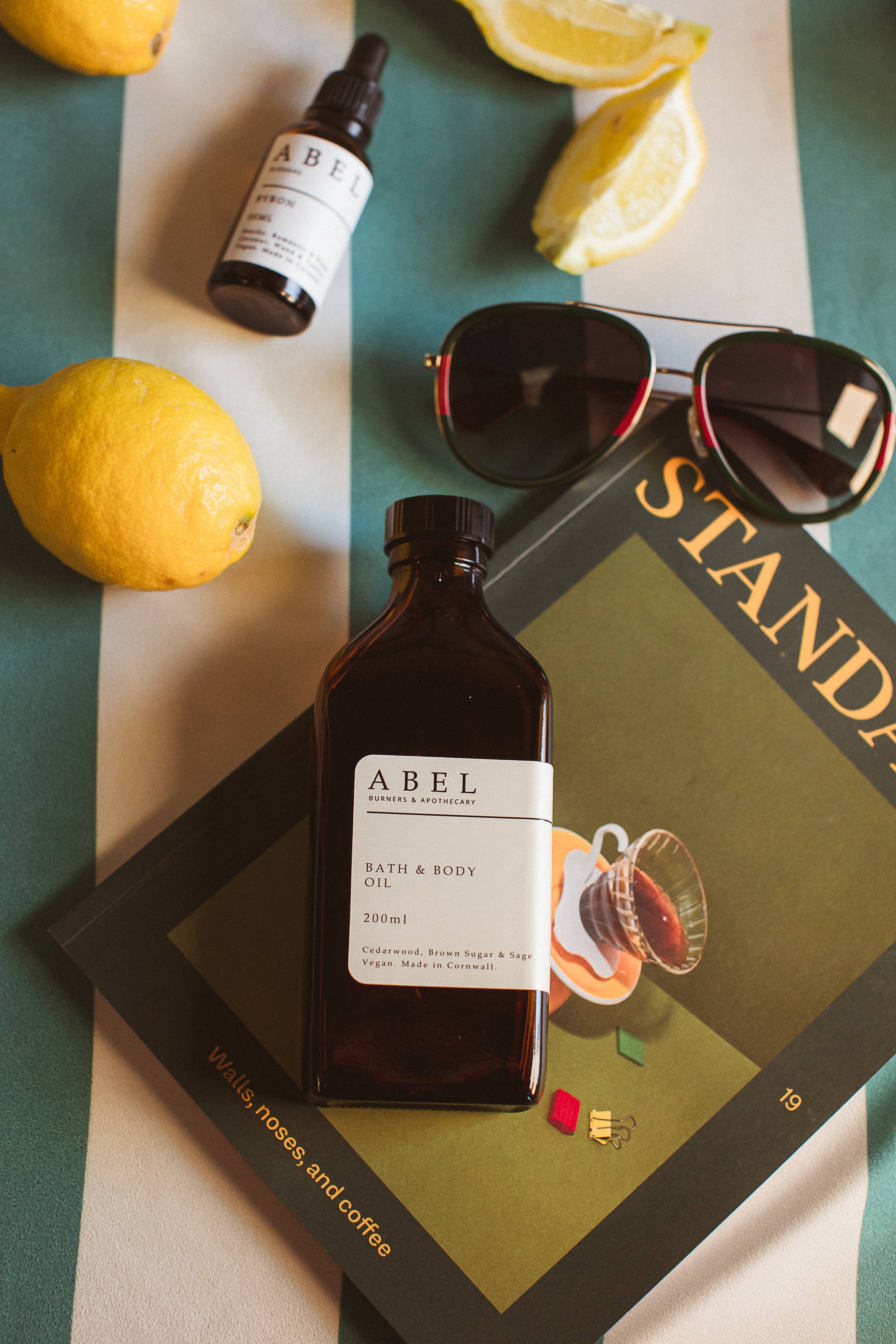 Abel Burners - Wholesale Bath/Body Oil - Cedarwood, Brown Sugar and Sage Bath & Body Oil 200ml3