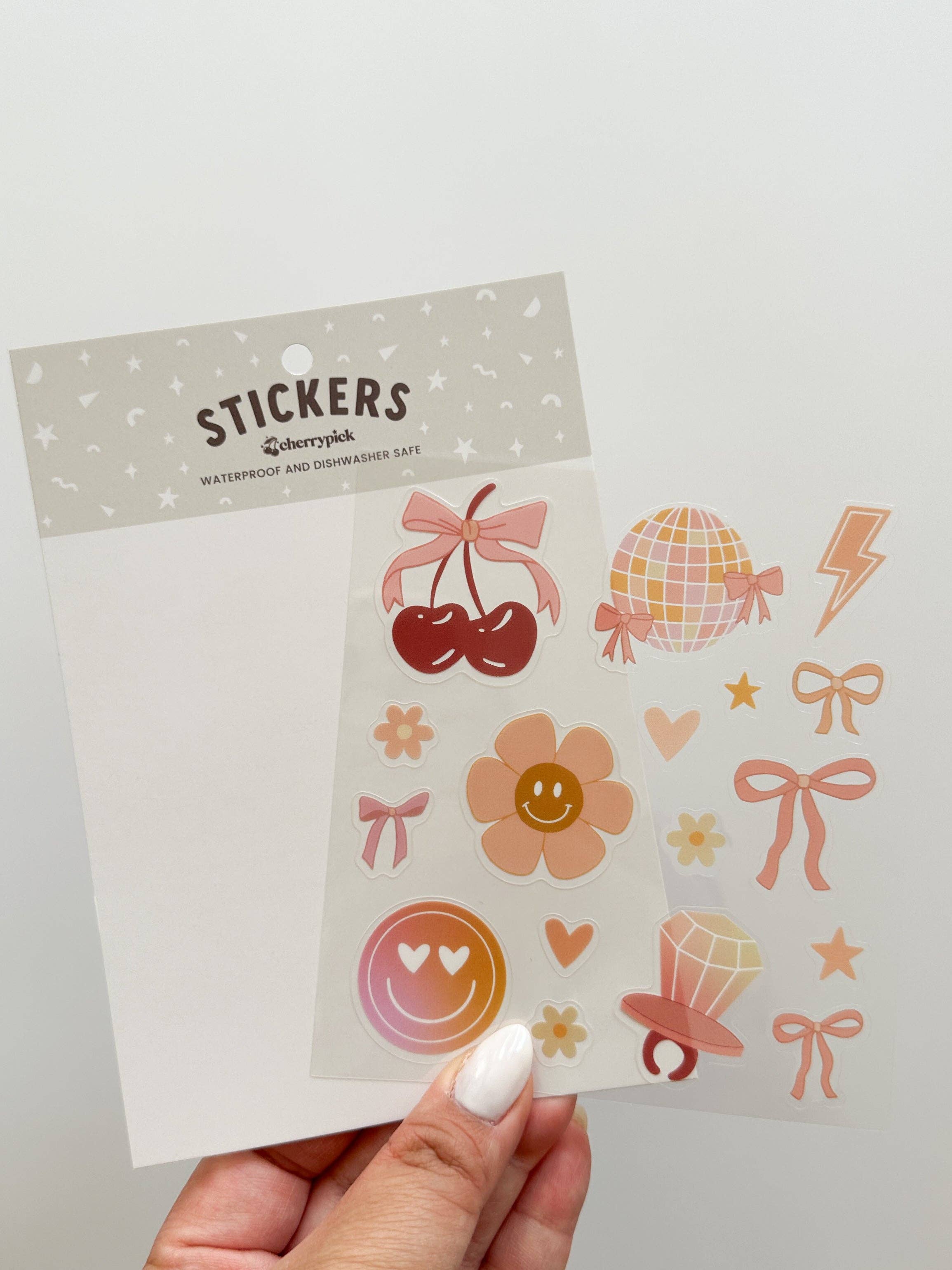 Cherrypick - Wholesale Sticker - Kids & Baby - Girly Pop Waterproof Sticker Sheet2