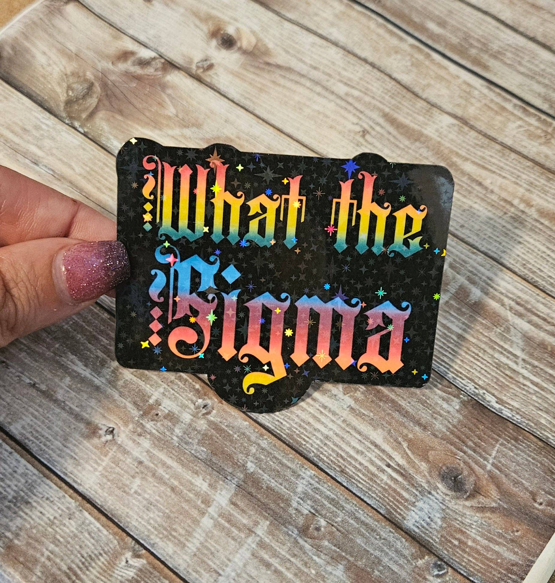 Unsupervised Art - Wholesale Sticker - What the sigma sticker gen alpha speak sticker for water bottle1