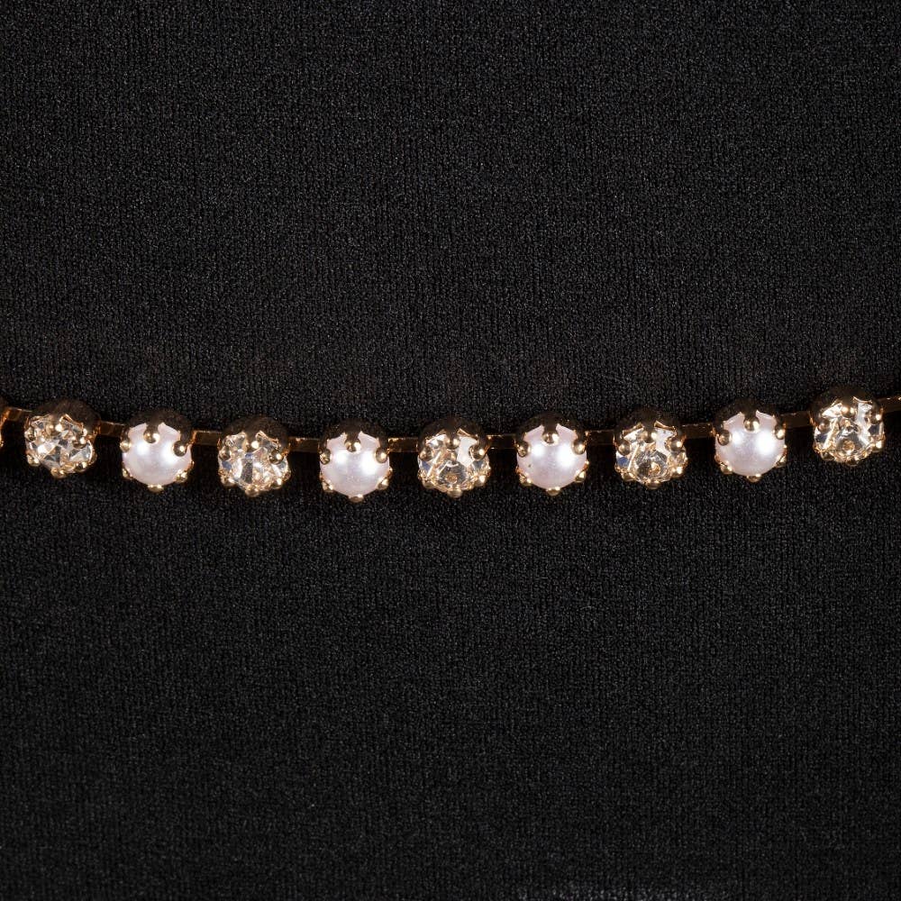 Anarchy Street - Wholesale Belt - Women's - Round Rhinestone Station Chain Belt1