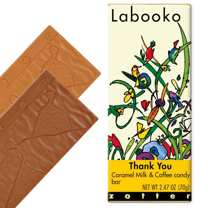 Thank You (Labooko) for wholesale by Zotter Chocolates
