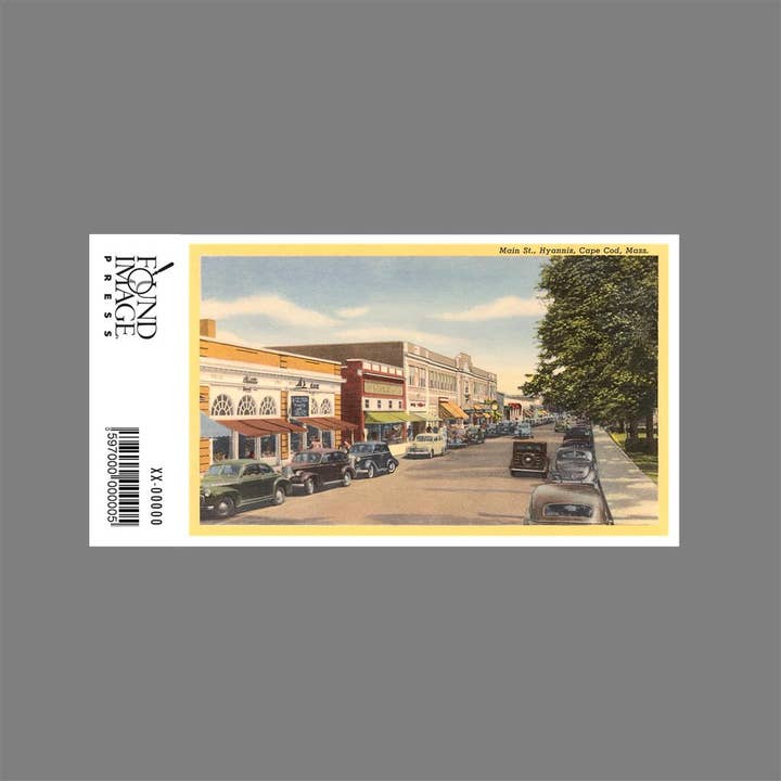 Found Image Press - Wholesale Sticker - Sticker MA-998 Main Street, Hyannis, Cape Cod1