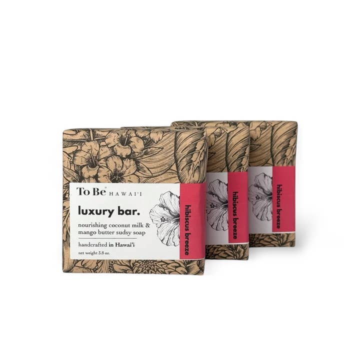 To Be Hawaii - Wholesale Bar Soap - hibiscus breeze luxury bar.2