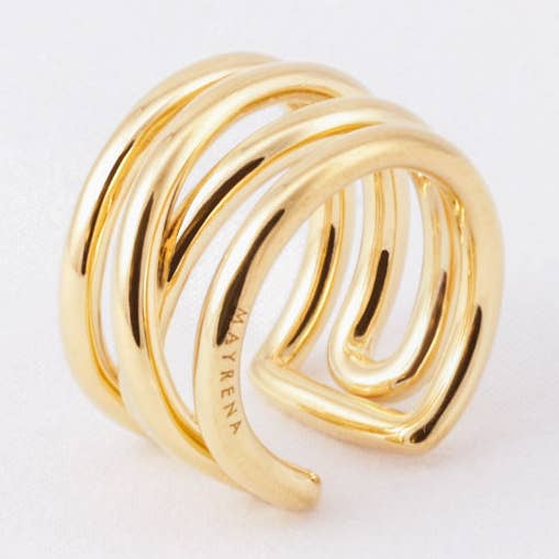 THE INTEGRAL, WENDE-RING – Vermeil für den Großhandel von Mayrena Paris