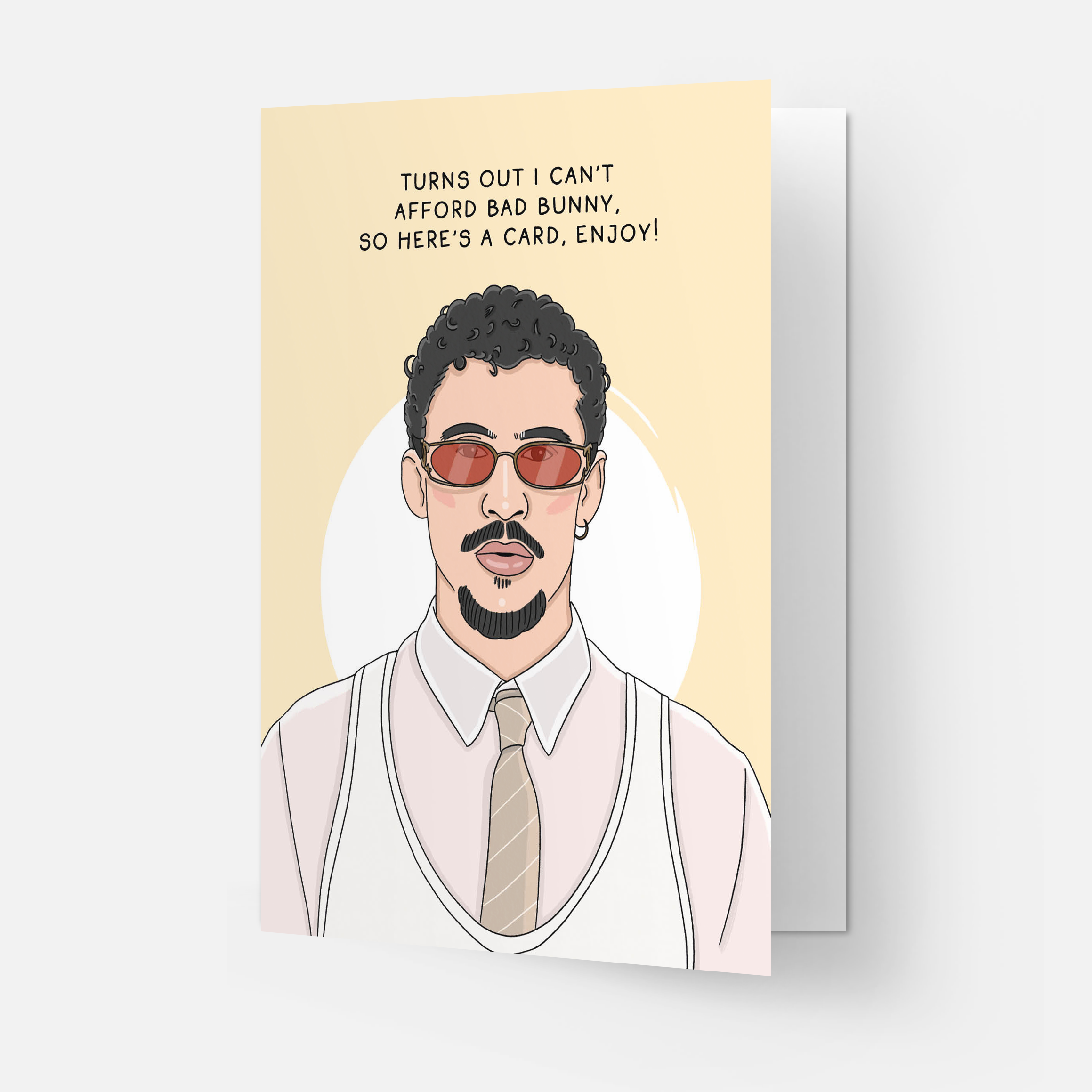 Kaart Blanche - Wholesale Love Card - Can't afford bunny - greeting card1