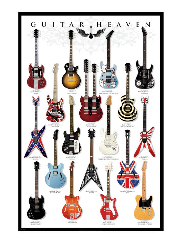 Guitar Heaven Poster for wholesale by Pyramid America