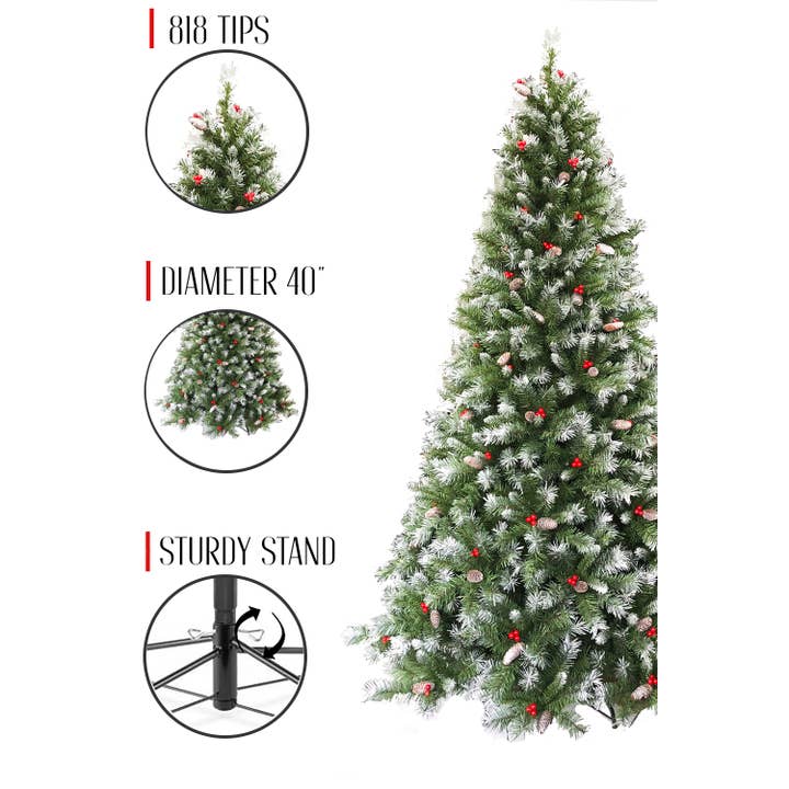 Perfect Holiday – Árvore de Natal artificial por atacado – Pinho misto islandês fosco de 6,5 “Perfect Holiday6