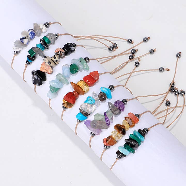 Pulseiras de Desejos de Cristal - Pulseiras Naturais Feitas à Mão por atacado de Gemscape UK