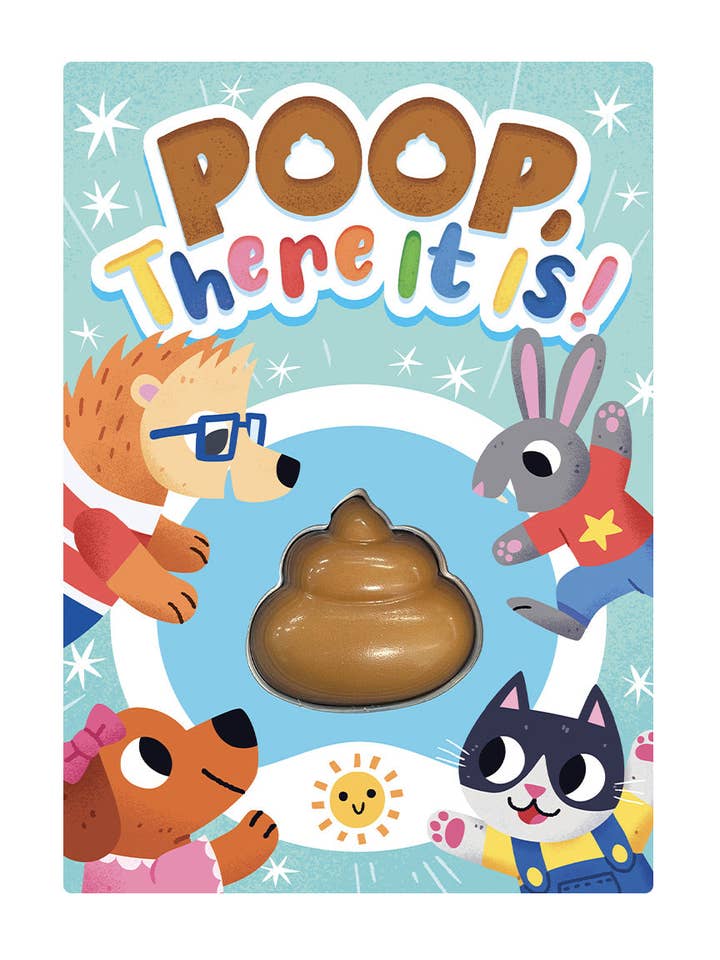 Poop, There It Is!- Children's Touch and Feel Squishy Foam Sensory Board Book for wholesale by Little Hippo Books