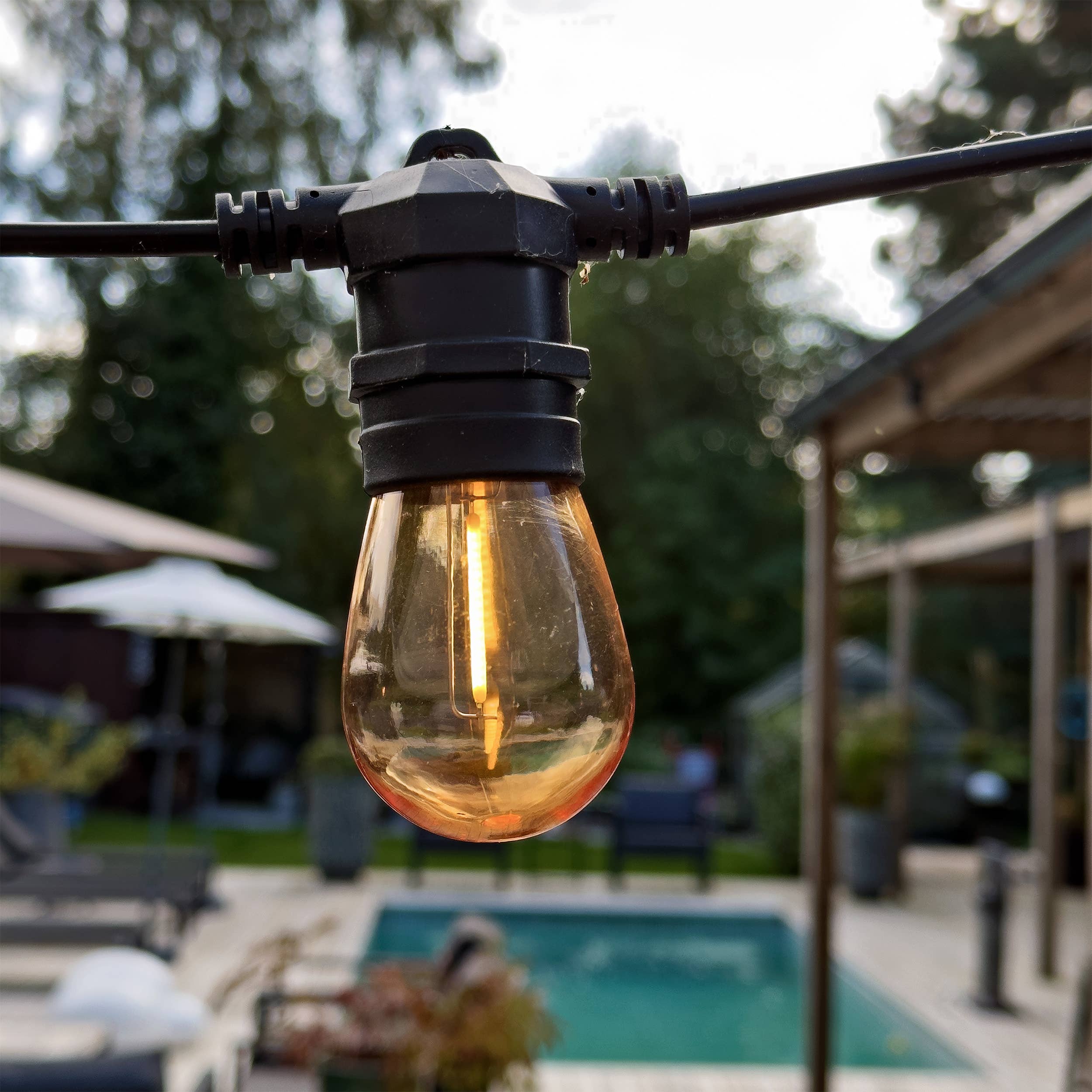 LightsOn - Wholesale Outdoor/Lawn Light - Deco bulb x 5, E27 12V (vintage)