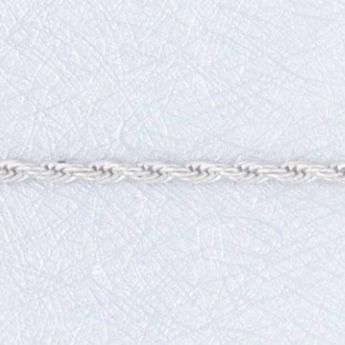 Rope chain necklace in silver, 3.5 mm wide, 18 inch for wholesale by S&A Fashions