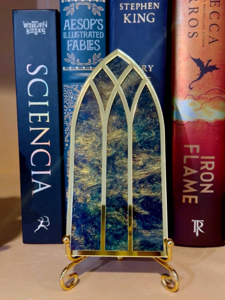 Celestial Window Portal Bookshelf Decor Romantasy Bookish for wholesale by The Bookish Atelier