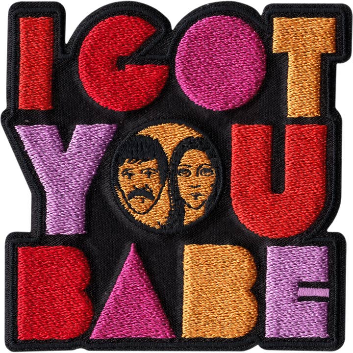 Patch - Sonny & Cher - Groovy "I Got You Babe" With Faces for wholesale by Square Deal Recordings & Supplies