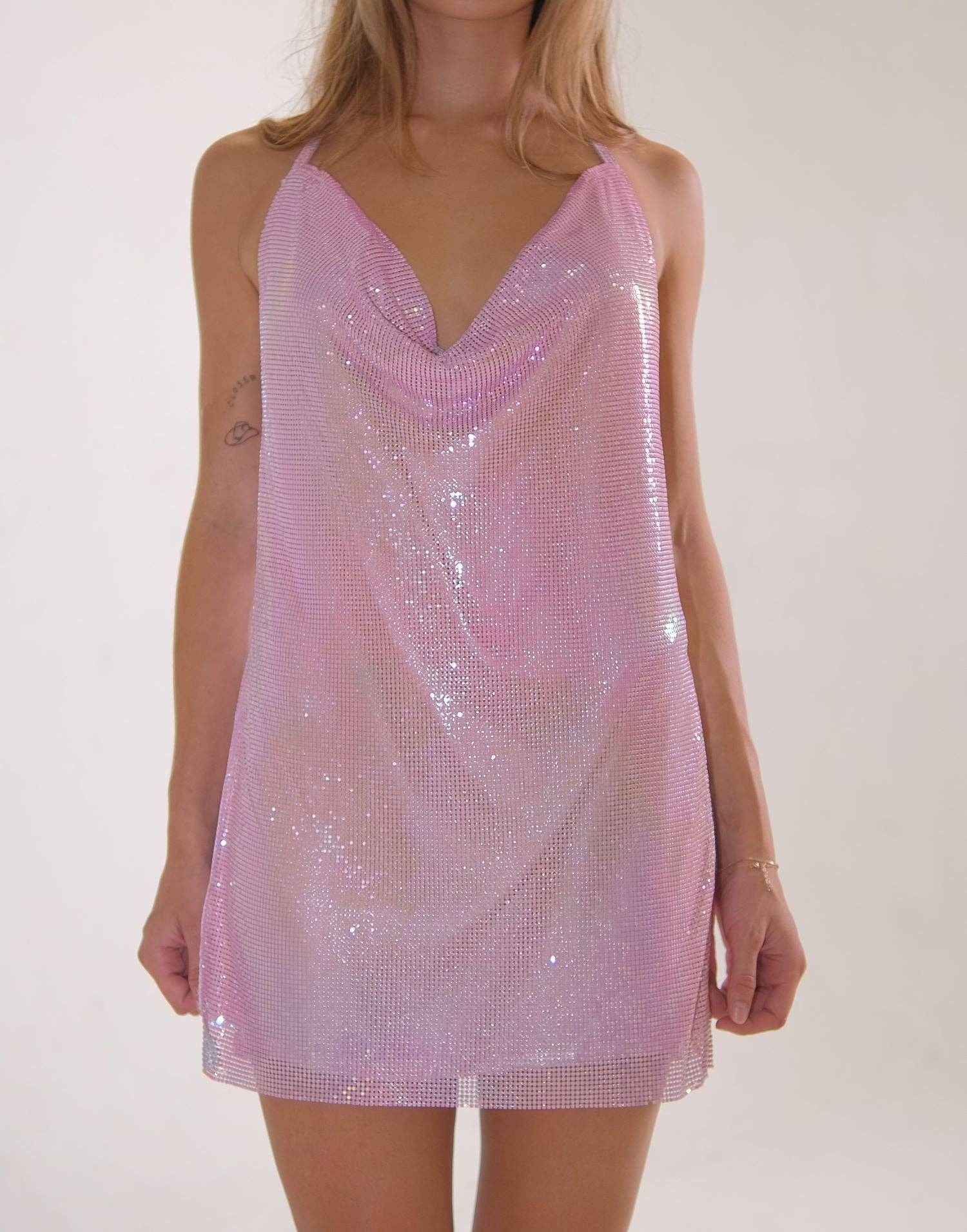 Da Veamor - Wholesale Dress - Women's - LIZZ Chainmail Mini Dress3