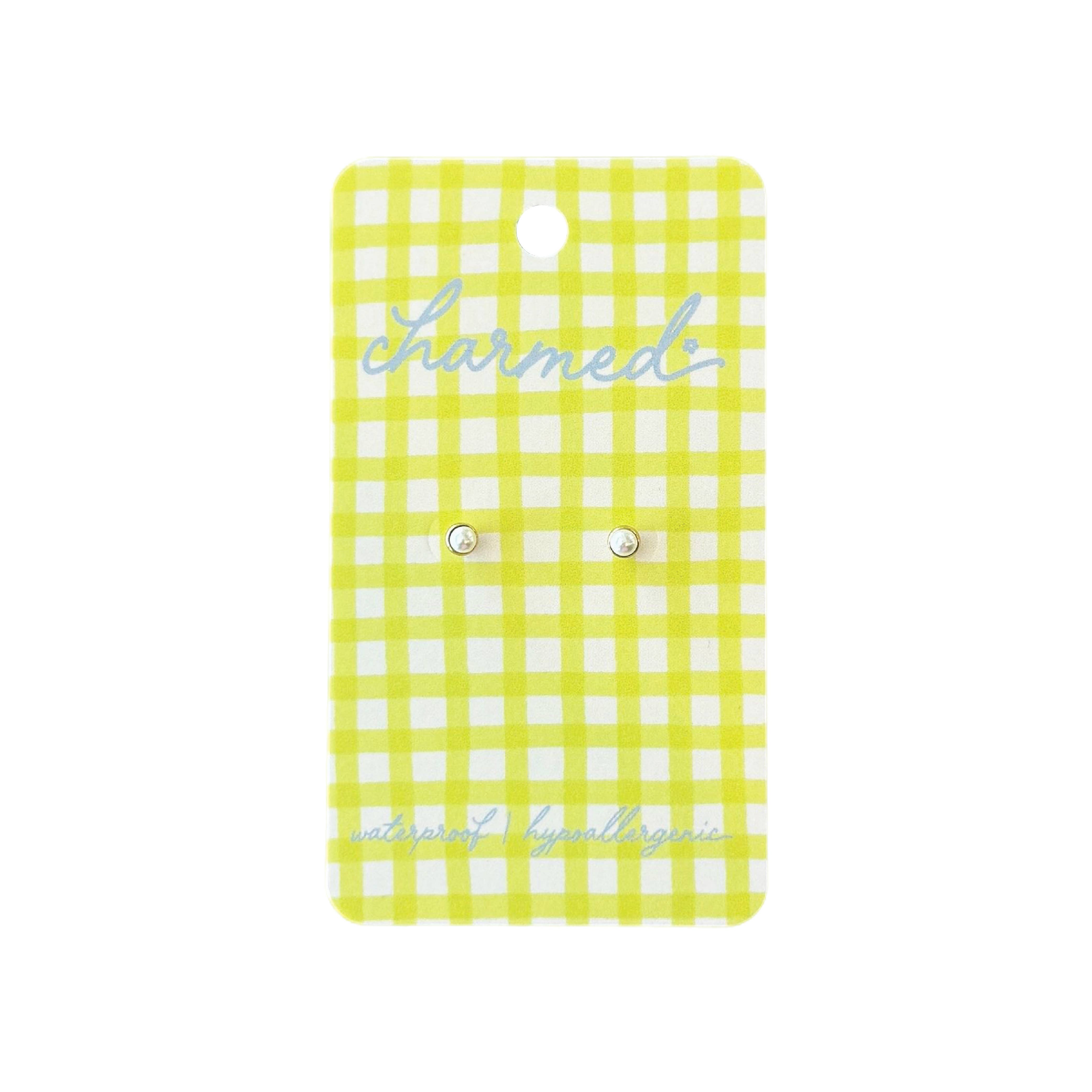 Shop Charmed Co - Wholesale Stud/Post Earrings - Pearls | Hypoallergenic & Screw-back