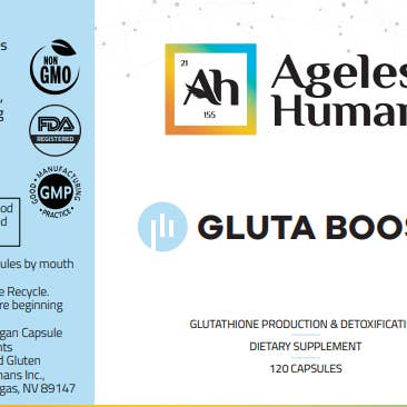 Ageless Humans - Wholesale Oral Supplement/Vitamin - Glutathione Precursor: GlutaBoost®1