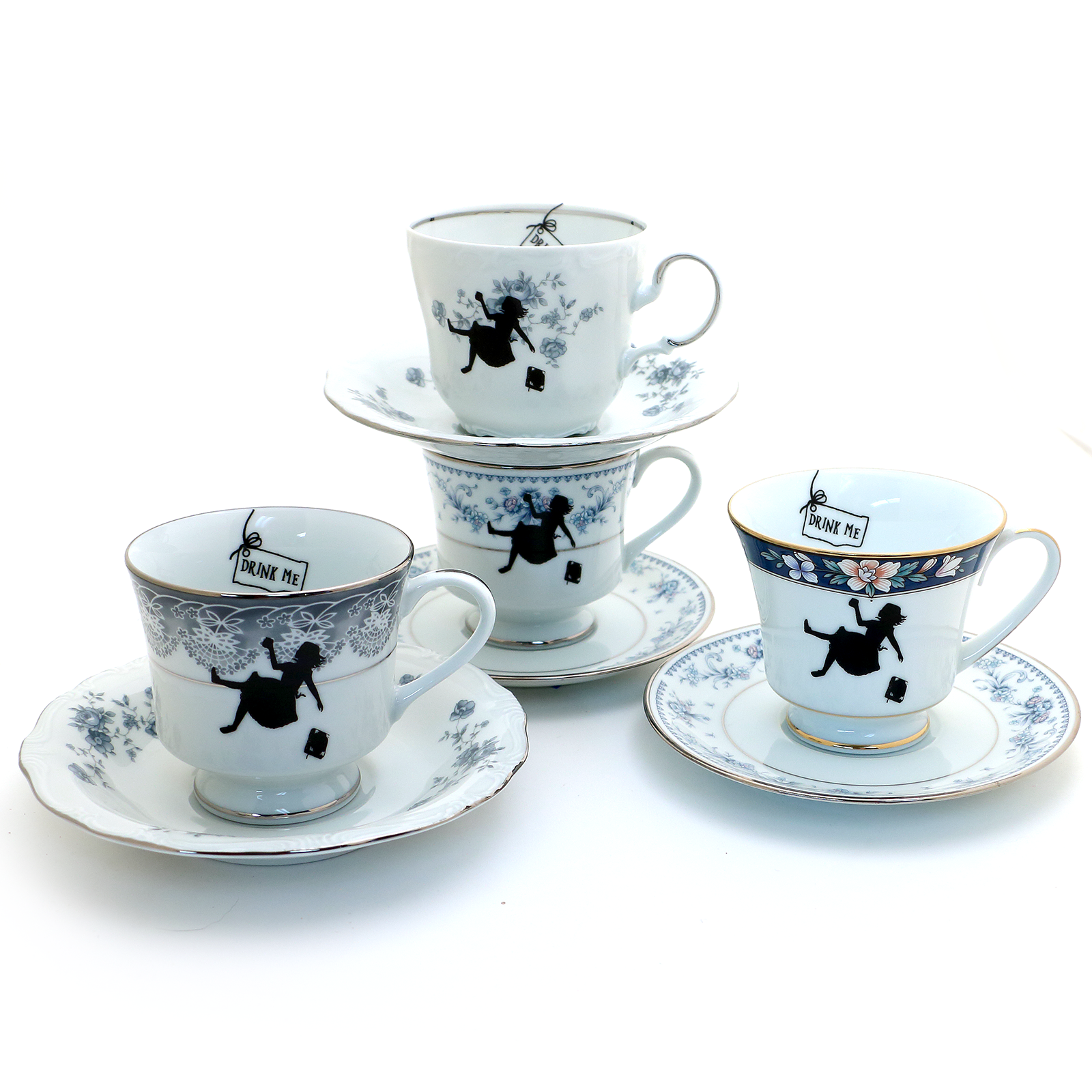 Lenny Mud - Wholesale Coffee/Tea Cup - "Alice in Wonderland" Vintage Upcycled Teacup Program4