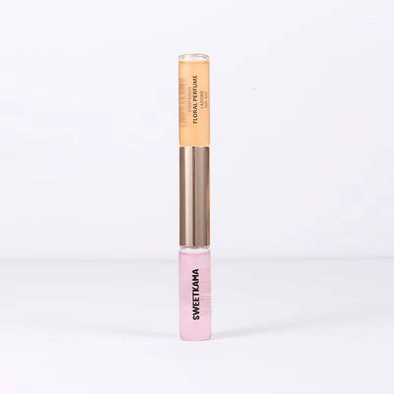 Sweetkama - Wholesale Roll-On Fragrance - 2 in 1 Double Head Ball Bearing Long Lasting Perfumes D678