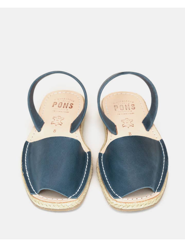 Pons - Wholesale Sandals - Women's - Pons Shoes - Classic Espadrille French Blue3