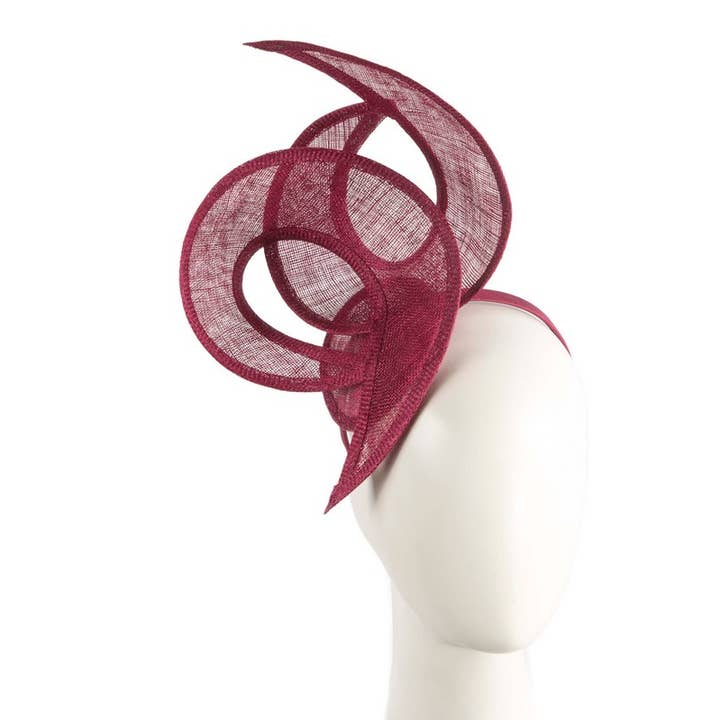 Max Alexander by Cupids Millinery Melbourne - Wholesale Fascinator hat – Women's - Edgy sinamay fascinator by Max Alexander6