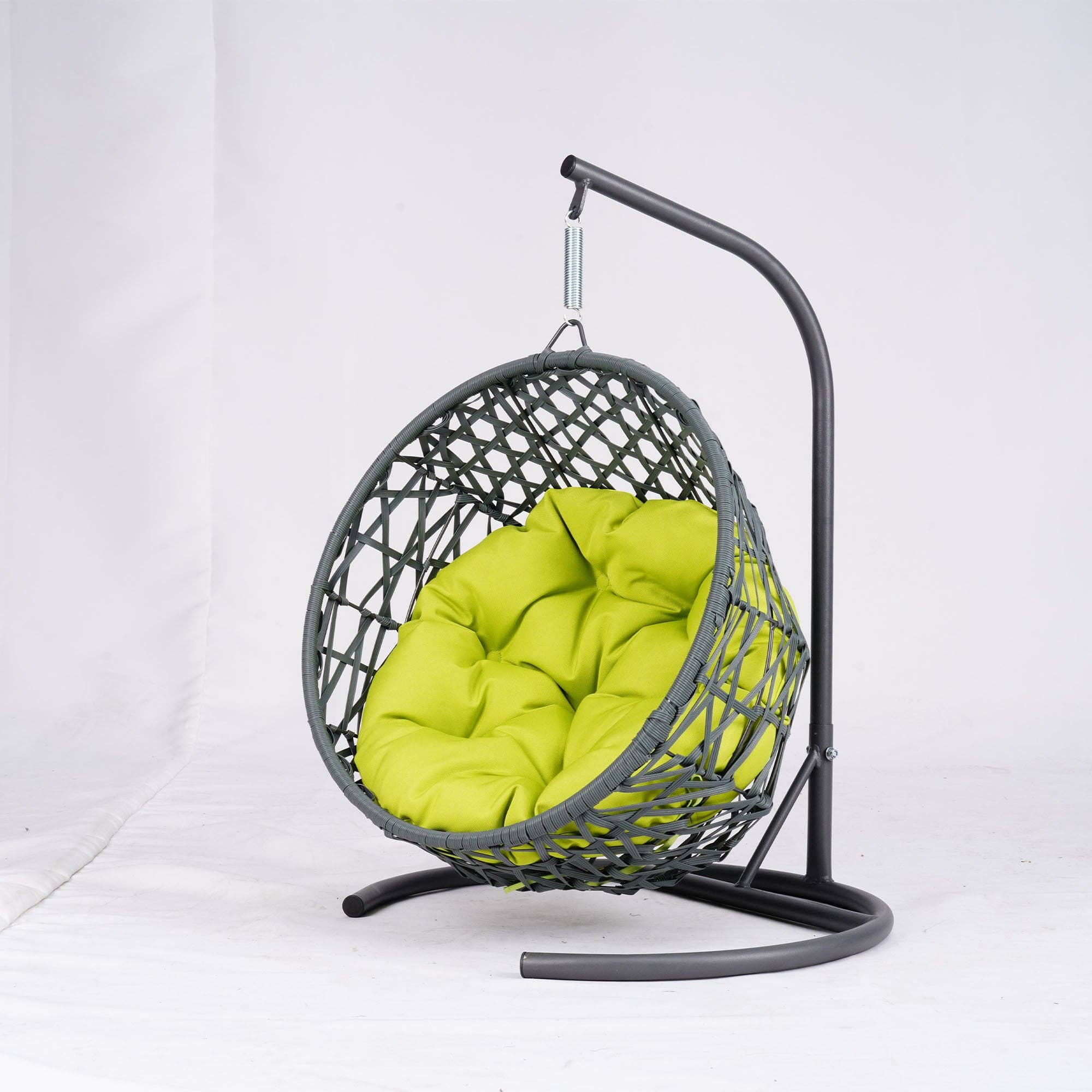 39F Inc. - Wholesale Pet Bed - Cat/Dog - Cozy Fall Decor Green Cat Swing Bed with Stand & Cushion2