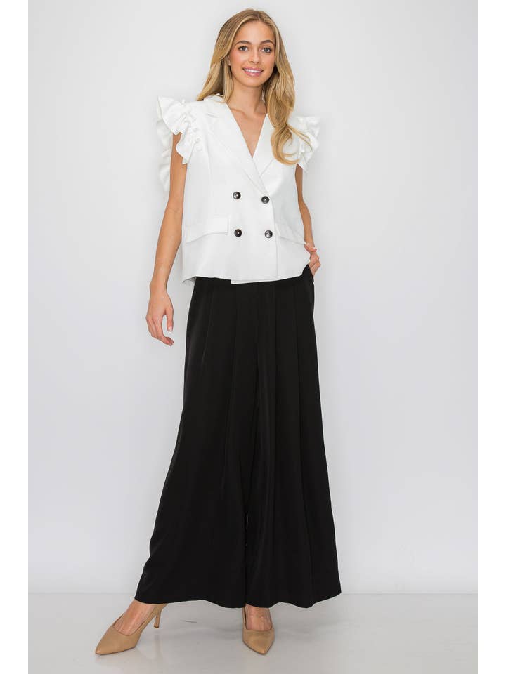 Joh Apparel – Engroshandel Bukser - Dame – Wessa Palazzo vævet buks2