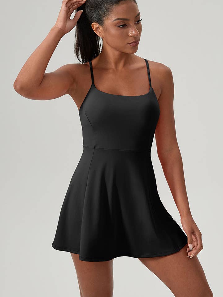 Crave by FW - Wholesale Athletic dress – Women′s - One Piece Tennis Dress with Chest Pad9