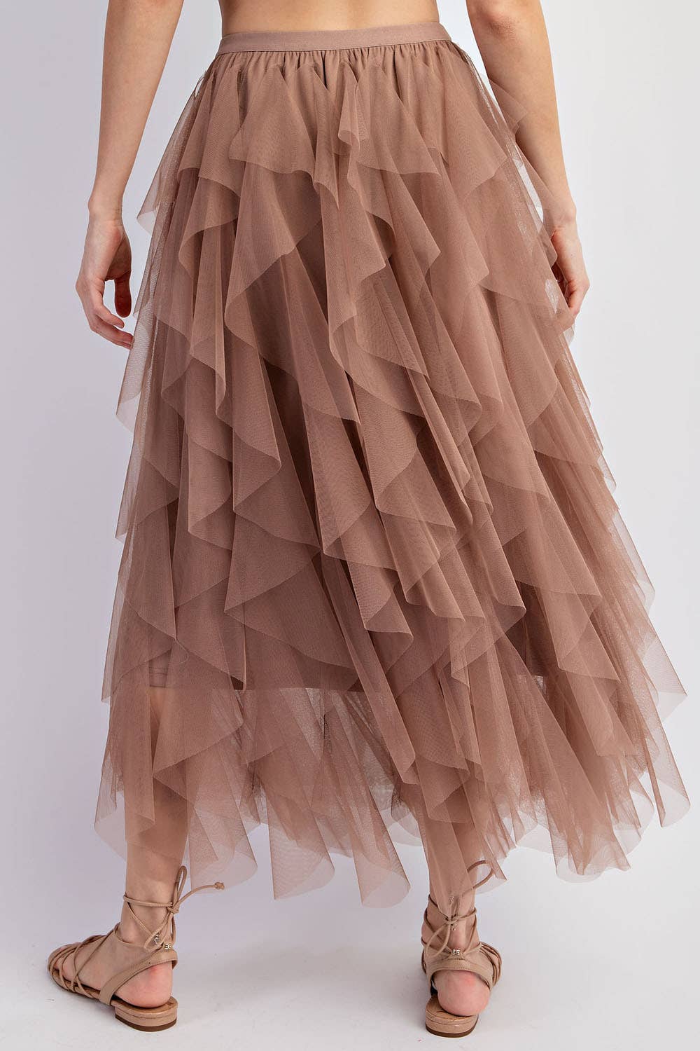 Sweet Generis - Wholesale Skirt - Women's - CASCADING TULLE MESH LAYERED MAX SKIRT28