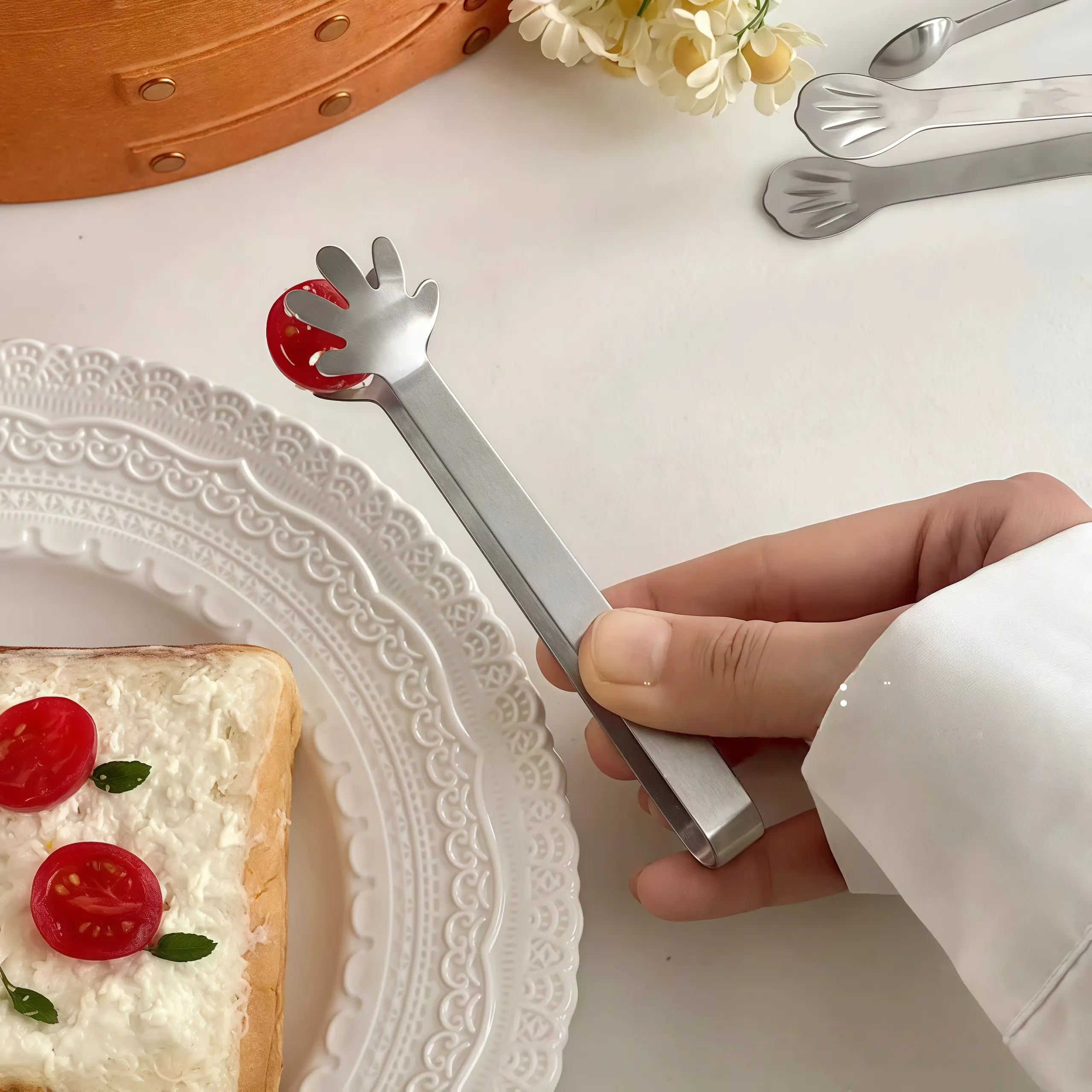 Otterware - Wholesale Kitchen Tong - Novelty Mini Snack Tongs (Stainless Steel, 3 Styles)7