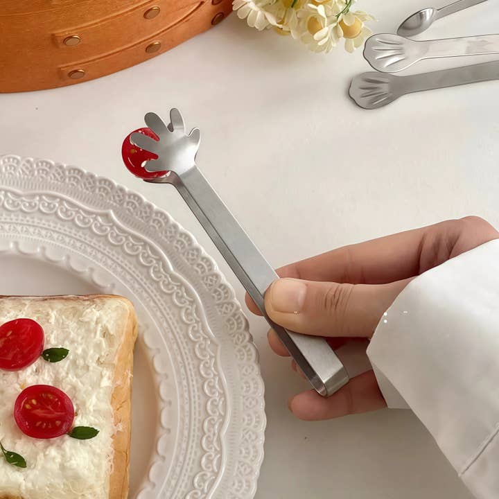 Otterware - Wholesale Kitchen Tong - Novelty Mini Snack Tongs (Stainless Steel, 3 Styles)7